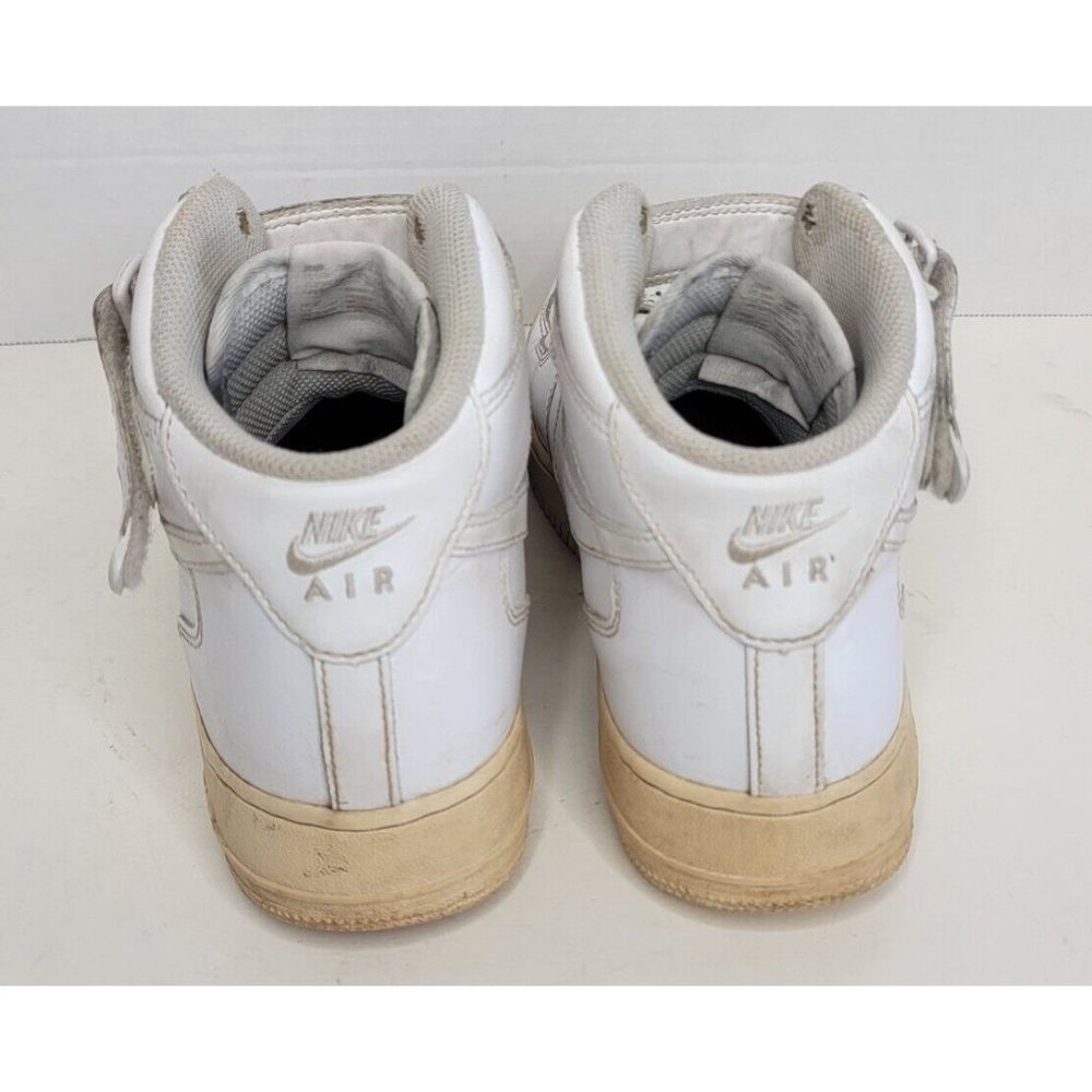 Nike White Air Force 1 Shoes 315123-111 Mens Size 10 Athletic Sneakers 2015 - Picture 4 of 6